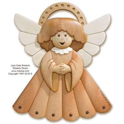 #product_I-380 Little Angelname# - intarsia.com