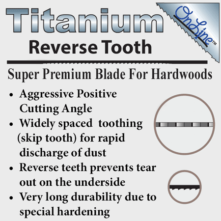 #product_Titanium Reverse Blades • Dozen •name# - intarsia.com