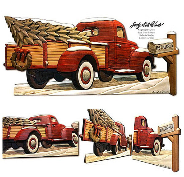 product_I - 413 Christmas Truckname - intarsia.com