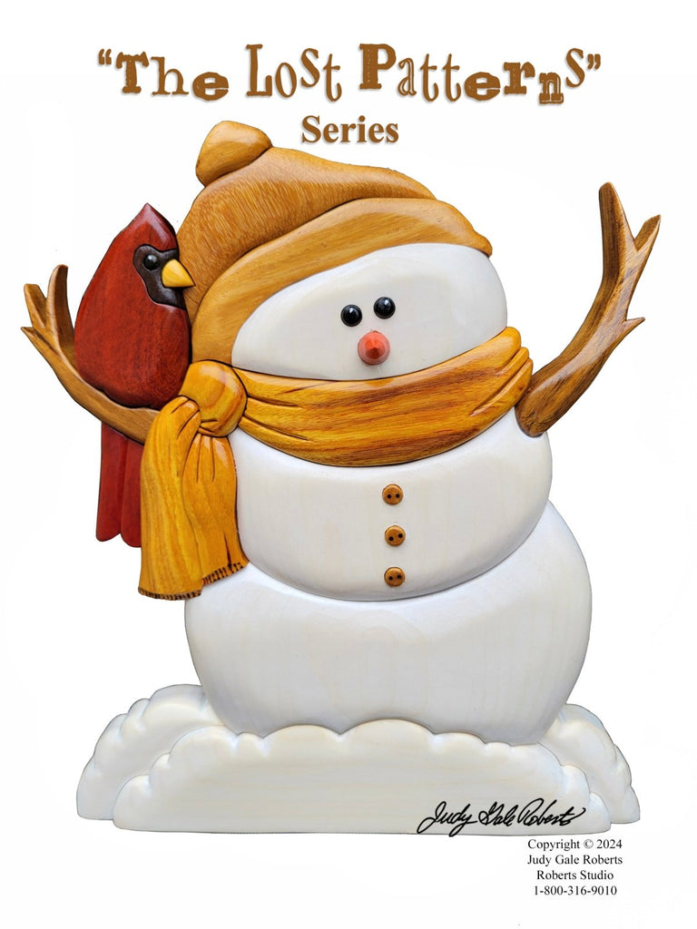 product_LP - 6 SNOWMAN AND CARDINALname - intarsia.com