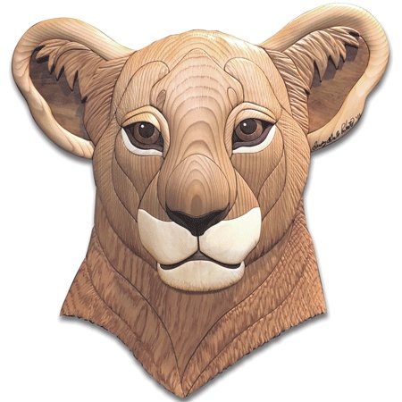 #product_CTP-08 Lion Cubname# - intarsia.com