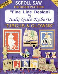 #product_Design Book #7 "Circus & Clowns" Fretwork Pattern Bookname# - intarsia.com