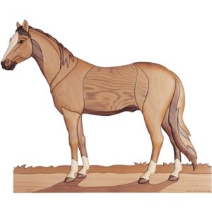 I-132 Stallion - intarsia.com