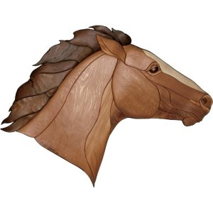 I-172 Horse Run - intarsia.com #tag2#