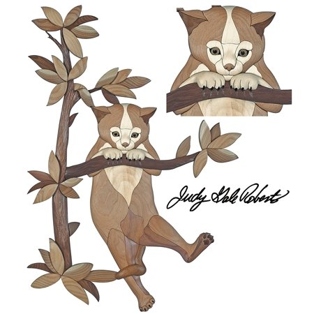 #product_I-180 Hang in There Kittenname# - intarsia.com