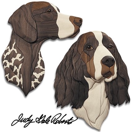 Springer Spaniel Pattern •Regular Size Intarsia woodworking scroll saw Patterns Page 5 ...