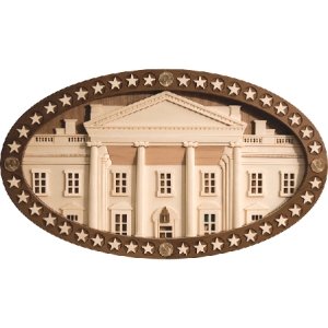 #product_I-254 White House Presidential Coinname# - intarsia.com
