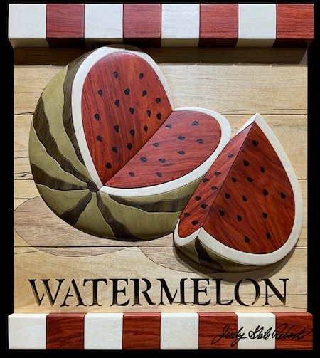 #product_I-313 Watermelon & Pearsname# - intarsia.com