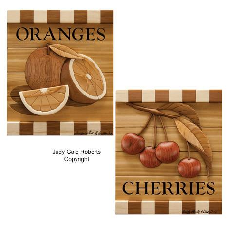 #product_I-320 Cherries & Orangesname# - intarsia.com