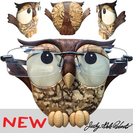 #product_+I-415 Owl Glassesname# - intarsia.com