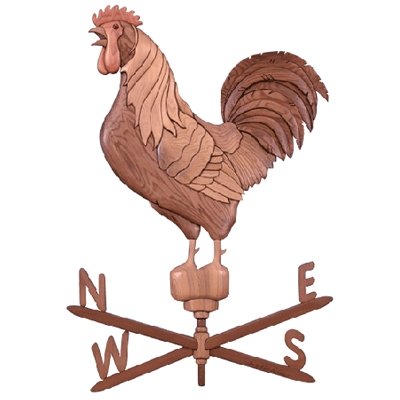 #product_I-75 Roostername# - intarsia.com