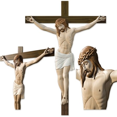 #product_P-8 Crucifixname# - intarsia.com